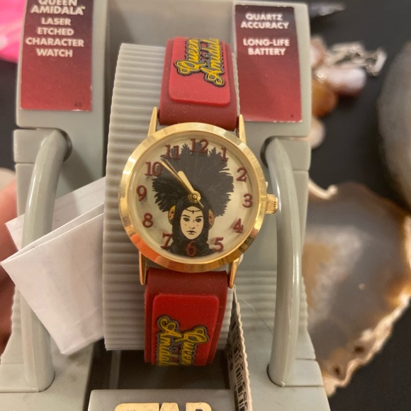 Vintage Star Wars Episode 1 Queen Amidala red collectors watch NIB - Picture 8 of 10